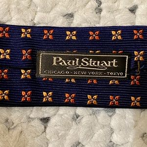 PAUL STUART Hand Made in England! ALL SILK Tie NEW